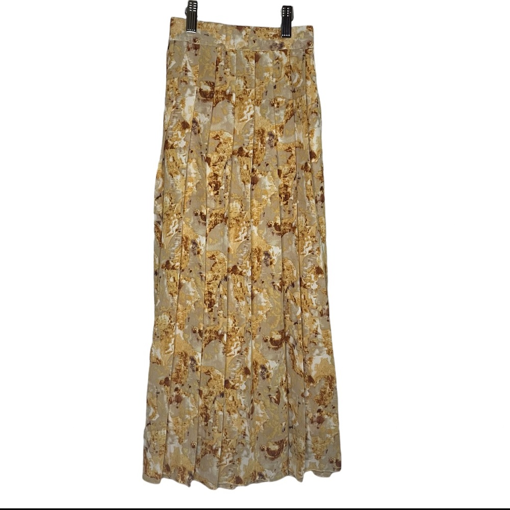 WD•NY Pleated Midi Skirt